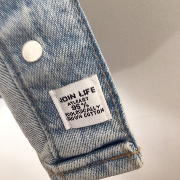 Zara Light Blue Denim Dress - Picture 6 of 9